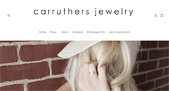 Desktop Screenshot of carruthersjewelry.com
