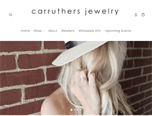 Tablet Screenshot of carruthersjewelry.com
